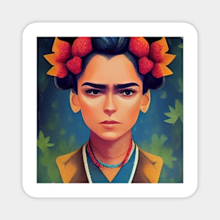 Frida Kahlo | Anime style Magnet