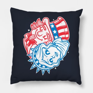 Yin and Yang of America Pillow