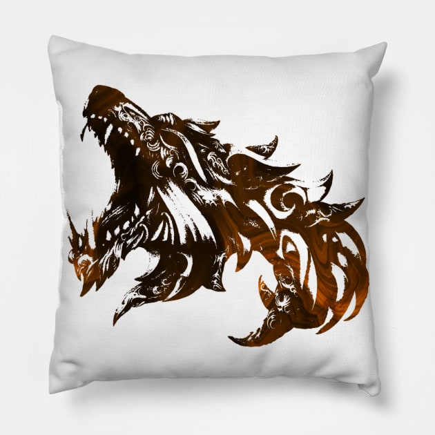 The Originals, werewolf Pillow by Hedgeh0g