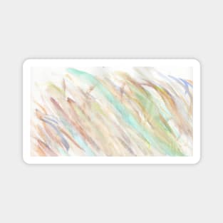 Abstract Watercolour Lines Magnet