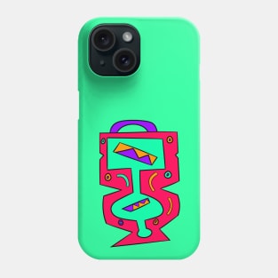 Funky Suitcase Totem Phone Case