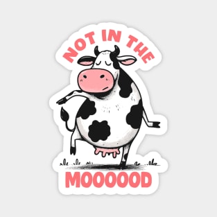 The Cow Says It All Magnet
