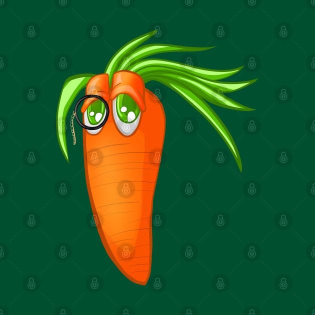 Fancy Smug Carrot by Amused Artists