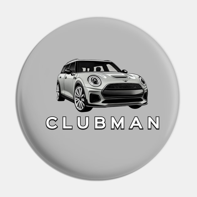 MINI Cooper Clubman Version 2 Pin by CarTeeExclusives