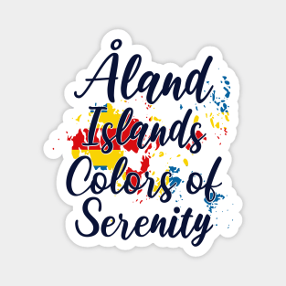 Åland Islands Colors Of Serenity Magnet