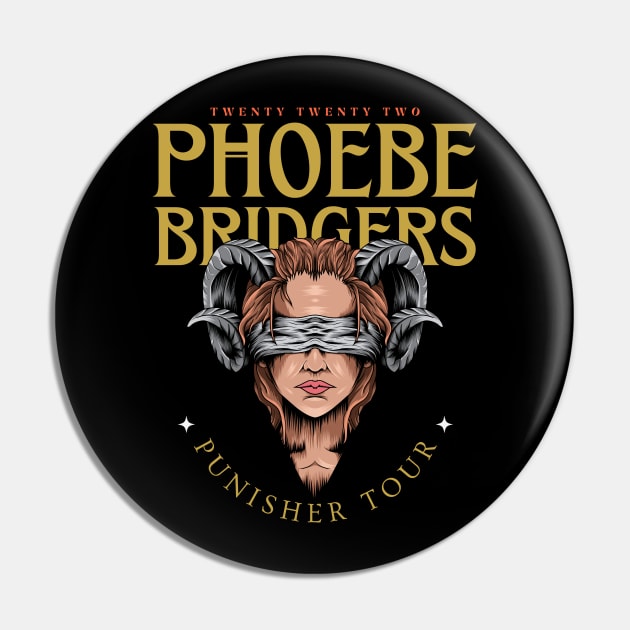 Phoebe Bridgers - Punisher // Illustration in Album Fan Art Design Pin by Liamlefr