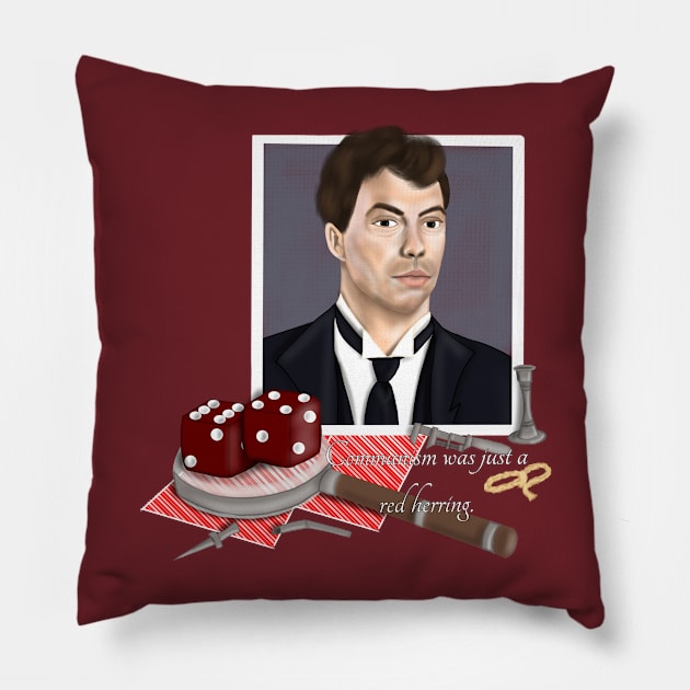 Wadsworth Pillow by KataMartArt