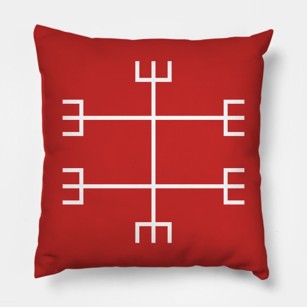 Herzlufstafir Symbol Rune Pillow by GAz