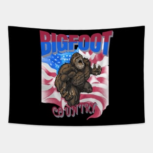 Bigfoot country Tapestry