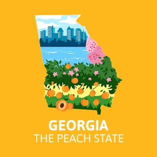 Georgia The Peach State T-Shirt