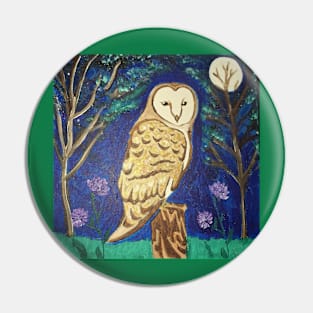 Barn Owl Pin