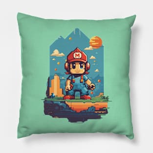 NostalPixel Odyssey Pillow