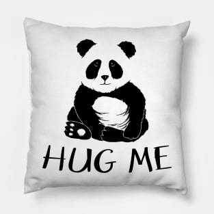 Cute Hug Me Panda Bear Tshirt | Fancy Panda-Lover Pillow