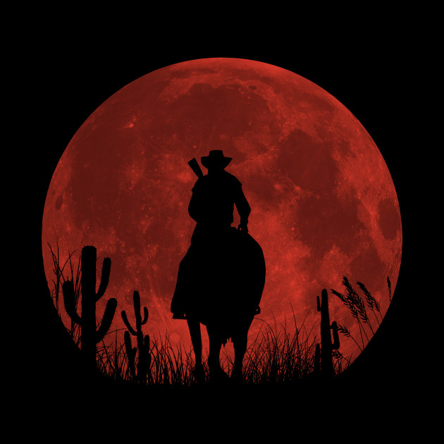 Red moon - Red Dead Redemption - Phone Case