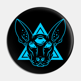 Cosmic Familiar Xolo (blue) Pin