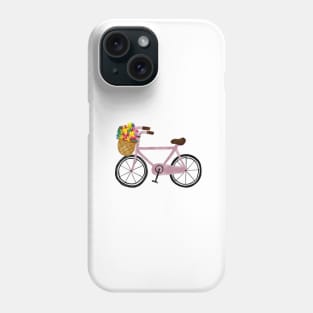 Watercolor bike illustration Phone Case