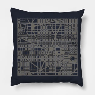 Large city map Pillow