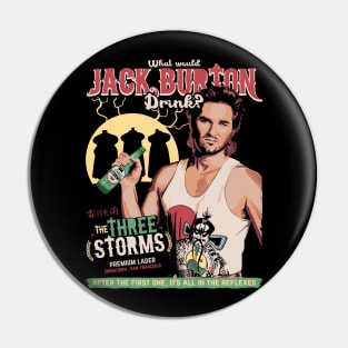 Jack Burton and The Three Storms Pin