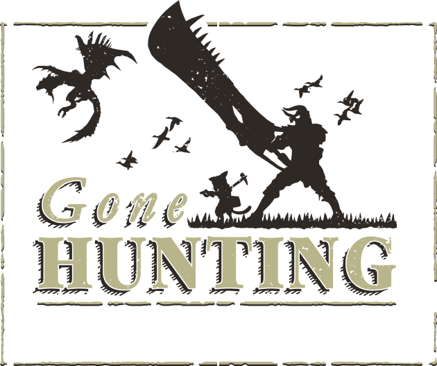Gone Hunting Kids T-Shirt by CCDesign