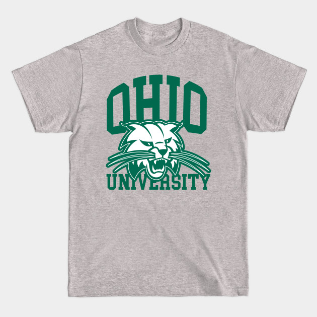 Ohio University Green on White - Ohio University - T-Shirt