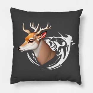 Deer & antelope || antelope || buck || caribou || cervine || chamois || deer || doe || elk Pillow