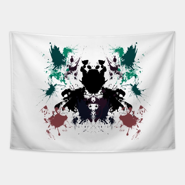 Rorschach Inkblot Tapestry by ebaggins87