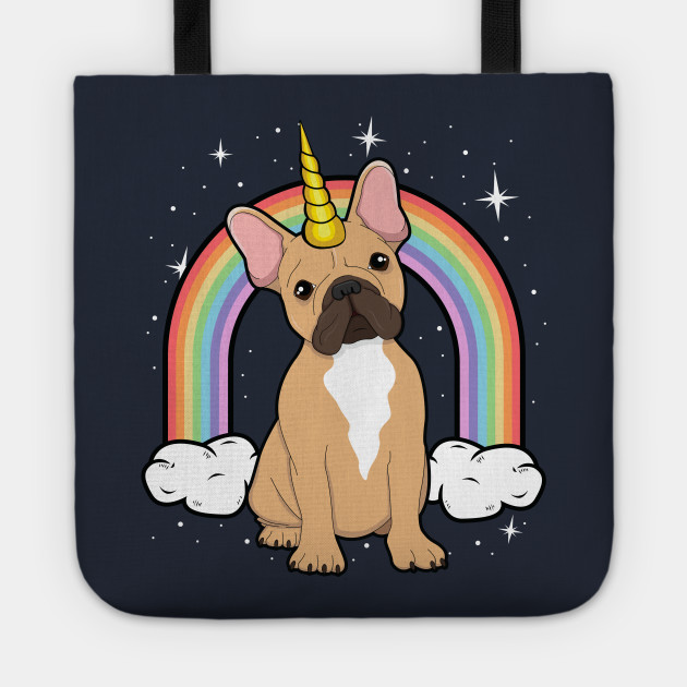 Unicorn French Bulldog Frenchie Rainbow Space Galaxy Kids French