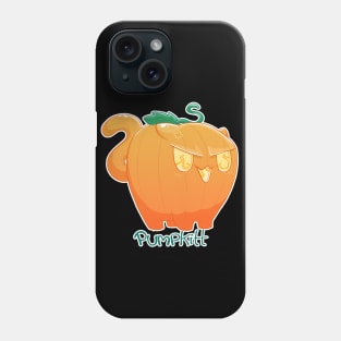 Pumpkitt the Angry Pumpkin Cat Phone Case
