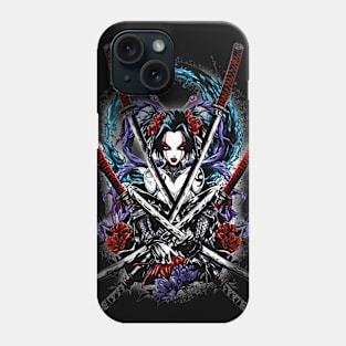 Geishas and Bushido, Eastern Culture Graphic T-shirt 11 Phone Case