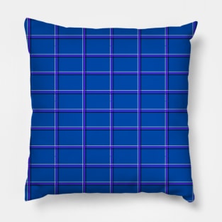 Blue Plaid Pillow