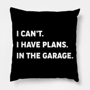 Garage Plans Pillow