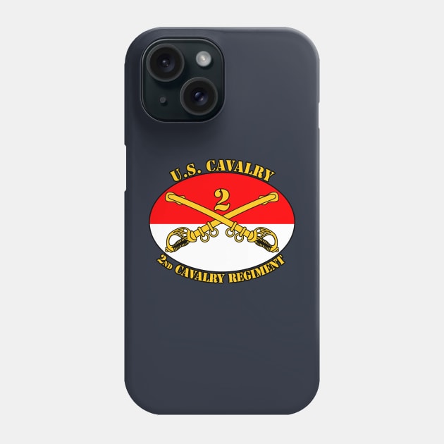 2nd Cavalry Regiment Phone Case by MBK