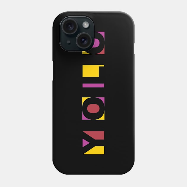 Text Typography Unique Phone Case by Store village