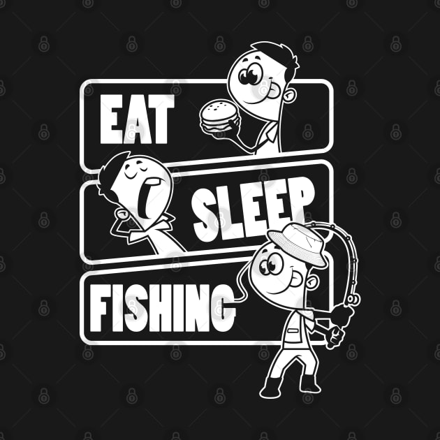 Eat Sleep Fishing - Fisherman, Fisherwoman Fish Gift graphic by theodoros20