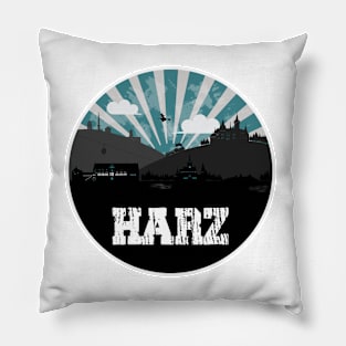 Harz Blue Hour Skyline Pillow