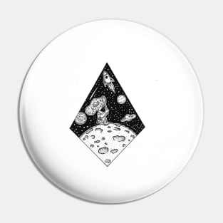 Man on the Moon Pin