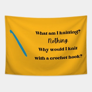 What am I knitting? Crochet Tapestry