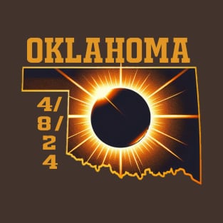 Solar eclipse apparel Oklahoma T-Shirt