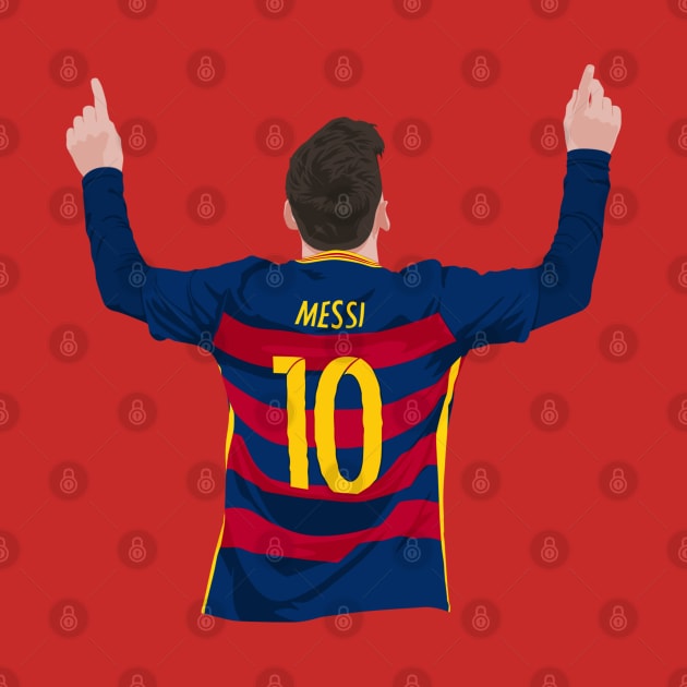 Lionel Messi Iconic Celebration by Footscore