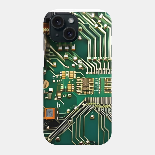 Circuits Phone Case by AlienMirror