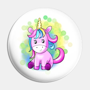 unicorns in cartoon style Pin