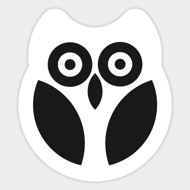 Black And White Cute Owl