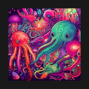 Psychedelic Sea Creature T-Shirt