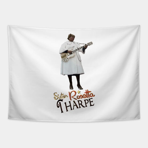 SISTER ROSETTA THARPE ROCK N ROLL Tapestry by Luckythelab