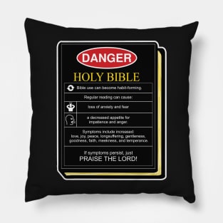 Bible Reading Danger Pillow