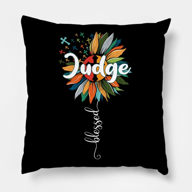 Blessed Judge Pillow by Brande