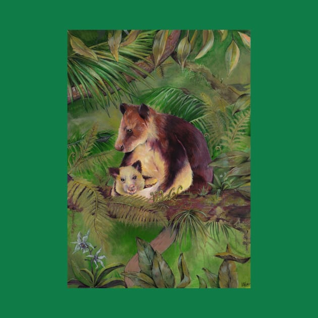 Tree Kangaroo by IndiasIllustrations