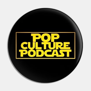 Pop Culture Podcast Logo Pin