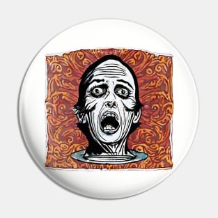 Terror-Filled Screamer Pin