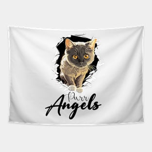 Cat angels Tapestry